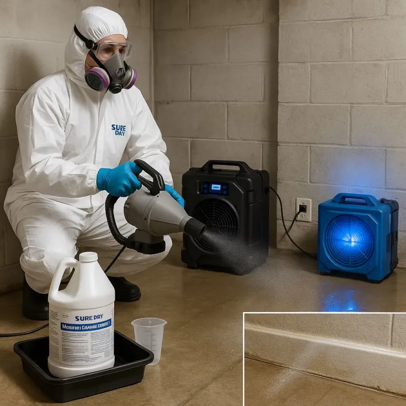 Sanitization and Odor Removal process in Windermere, FL